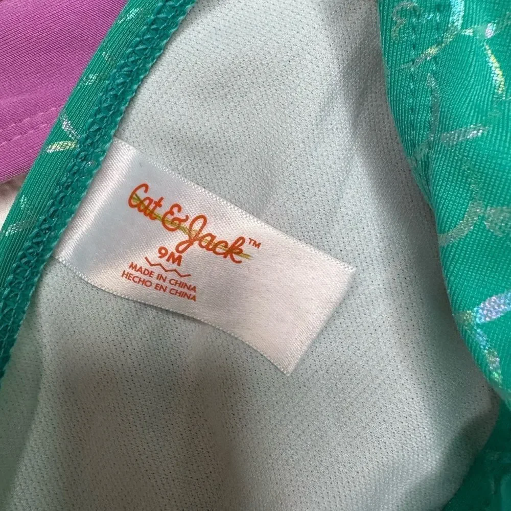 NWOT Cat & Jack Two Piece Swimsuit